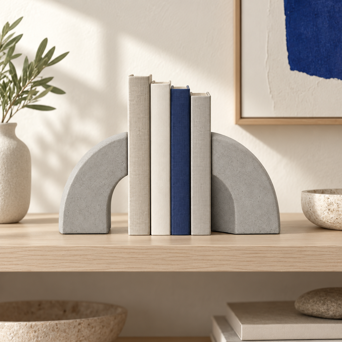 Arc Bookend Pair