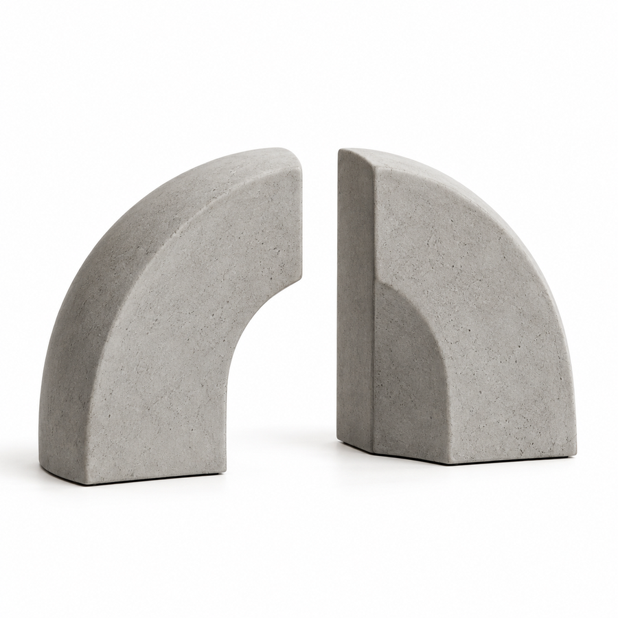 Arc Bookend Pair